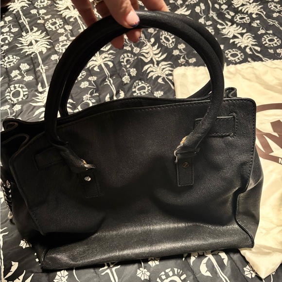 Michael Kors Black Leather Shoulder Bag - Picture 10 of 12